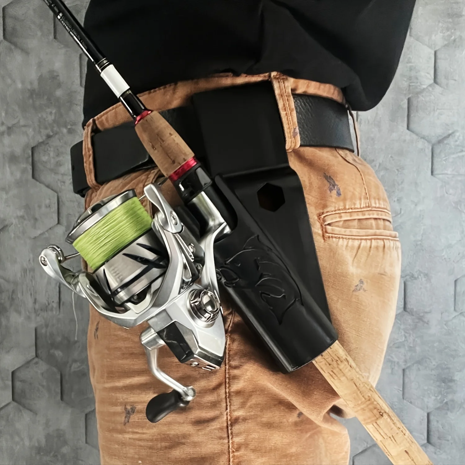 Fishing Belt - Portable 3D Fishing Rod Holder Belt