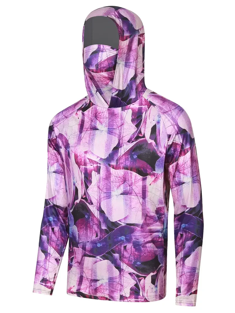 Fishing Mask Sun Protection - Fishing Shirt Hooded Men Fishing Clothes