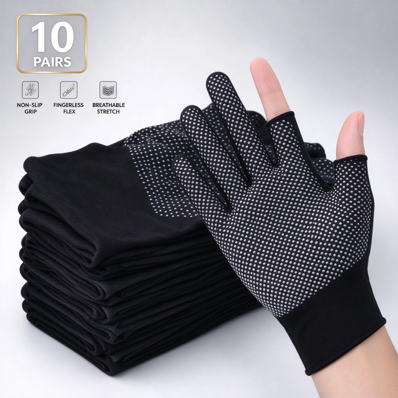 1-10 Pair Touchscreen Nylon Gl - Fishing Gloves 评论和价格